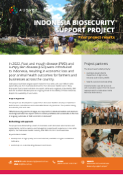 Indonesia Biosecurity Support Project - Final Project Results