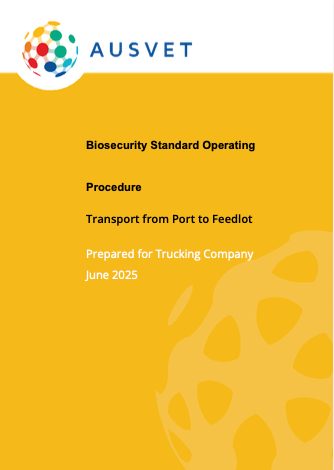 Biosecurity SOP for Cattle Transport (Port to Feedlot)